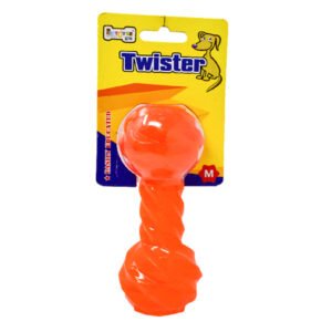 EE Toys - TPR Twister Dumbell Dog Chew Toy