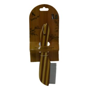 Pet Grooming Flea Comb with Rotating Pins