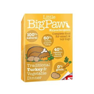 Little BigPaw Traditional Turkey & Vegetable Dinners Wet Dog Food-150gm