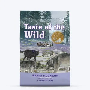 Taste of the Wild Sierra Mountain Canine Recipe Grain Free Dry Dog Food - Roasted Lamb