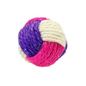 Cat Scratcher Ball Tricolor Biting Interactive Pet Toys