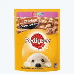 Pedigree Chicken Chunks in Gravy Wet Puppy Food - 70 g