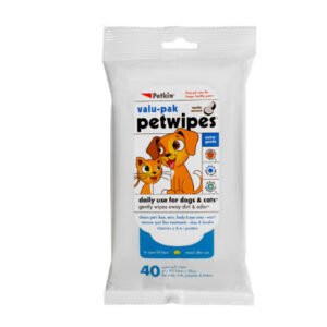 Petkin Petwipes – 40 Wipes