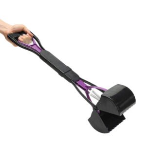 Dog Poop Scooper with Handle - Large