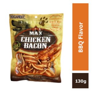 Dogaholic Max Chicken Bacon BBQ Dog Treat -130 gm