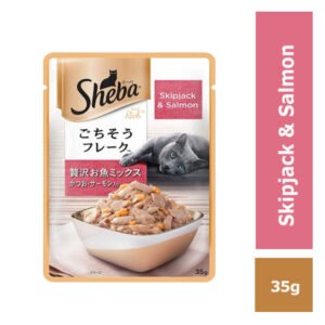 Sheba Skipjack & Salmon Adult Cat Wet Food - 35g