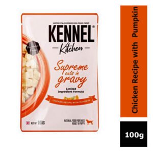 Kennel Kitchen Supreme Cuts in Gravy - Chicken Recipe with Pumpkin - 100g
